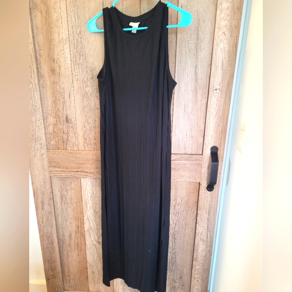a new day Sleeveless Black Maxi Dress
